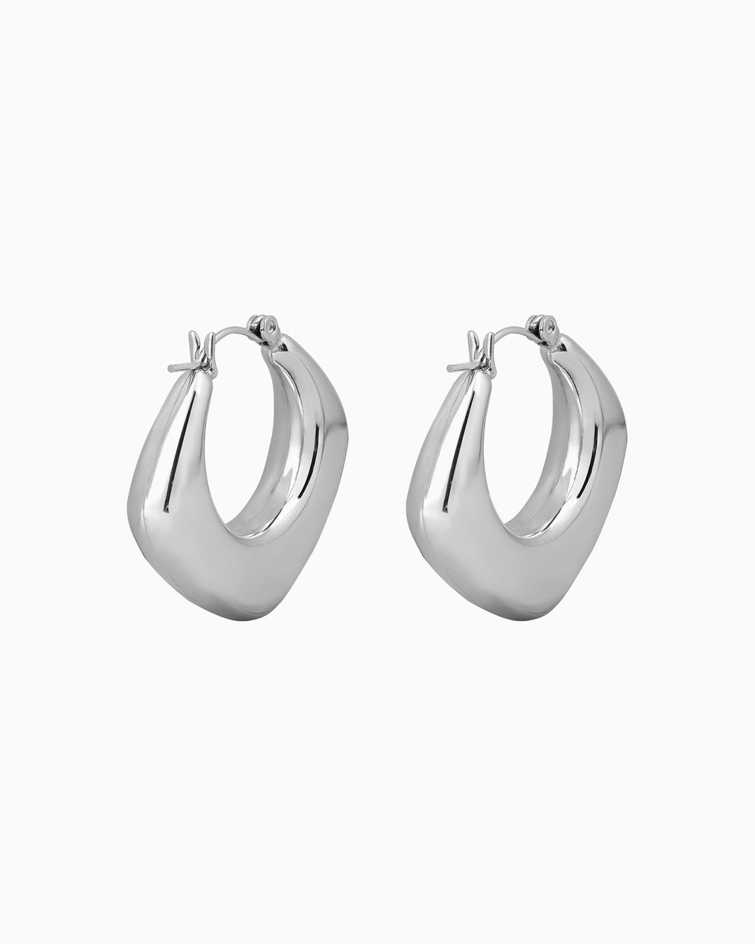 Essentials Thick Triangle Huggie Hoops | Zoe Olivia Jewellery Australia