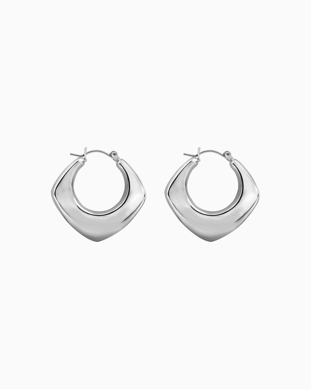 Essentials Thick Triangle Huggie Hoops | Zoe Olivia Jewellery Australia