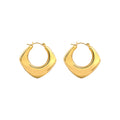Essentials Thick Triangle Huggie Hoops
