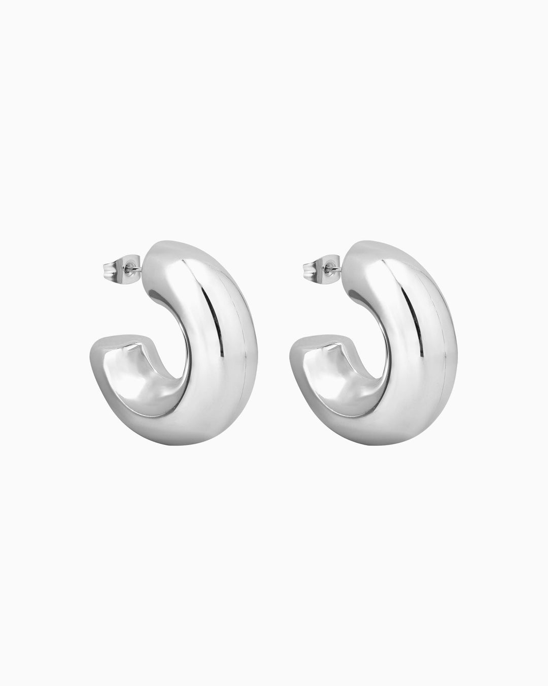 Cascada "C" Shaped Stud Earrings | Zoe Olivia Jewellery Australia
