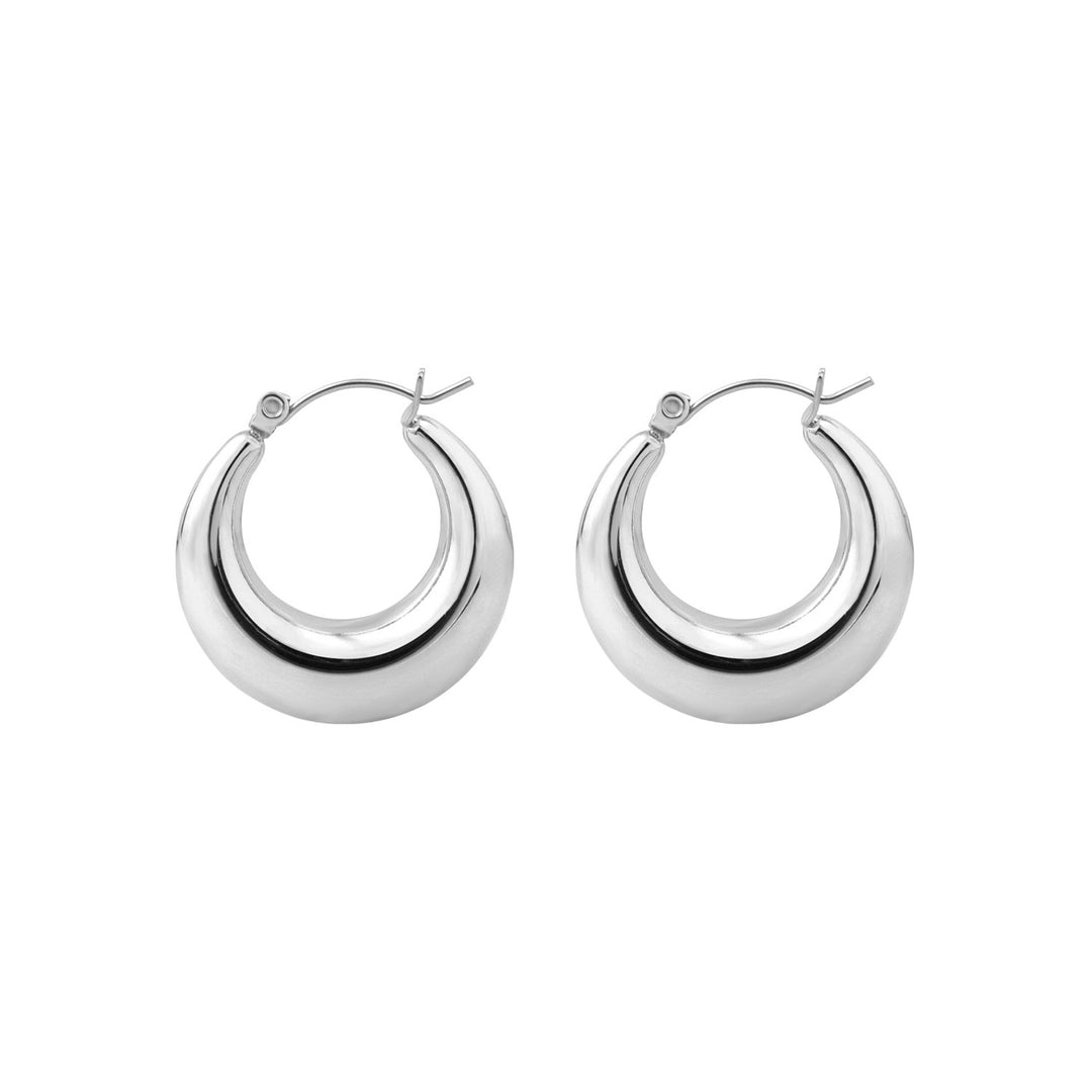 Essentials Bold Polished Hoops