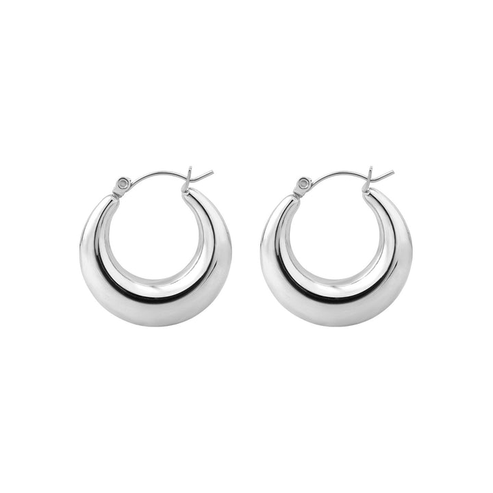 Essentials Bold Polished Hoops