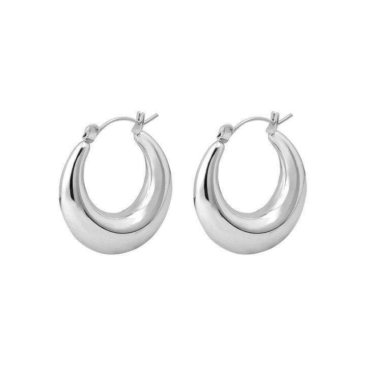Essentials Bold Polished Hoops