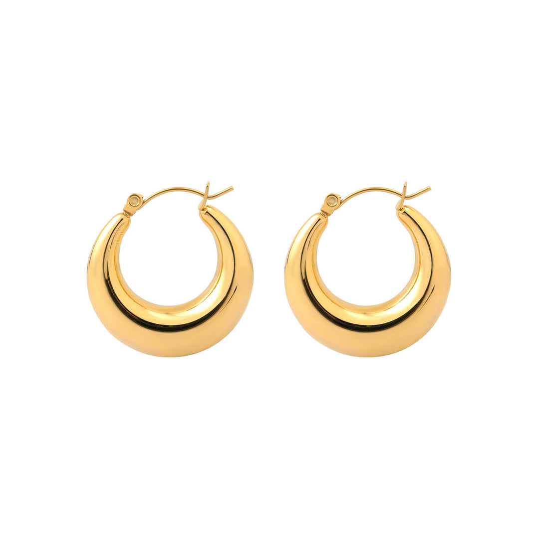 Essentials Bold Polished Hoops