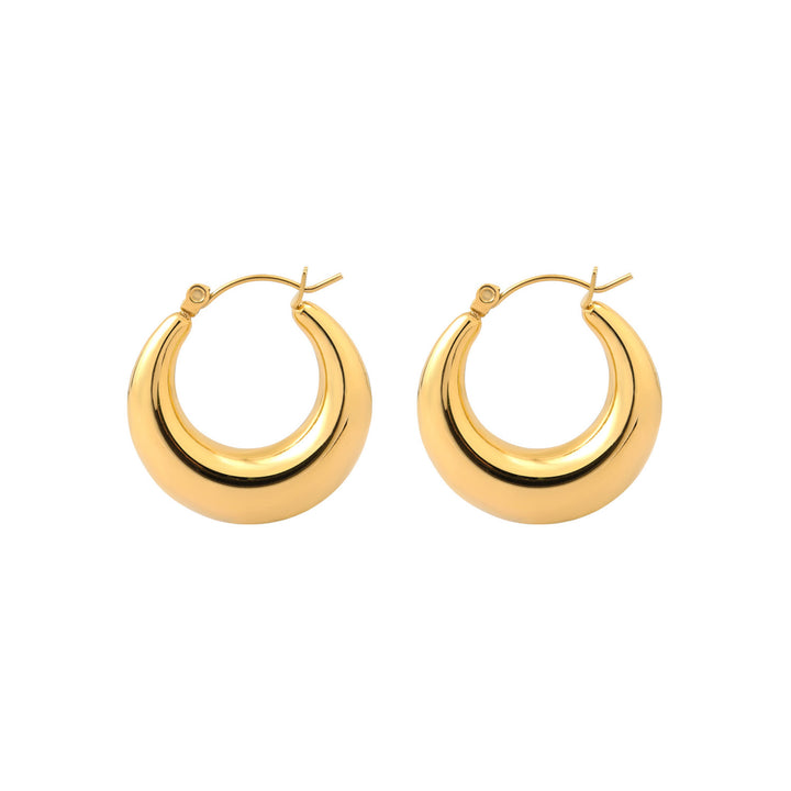 Essentials Bold Polished Hoops