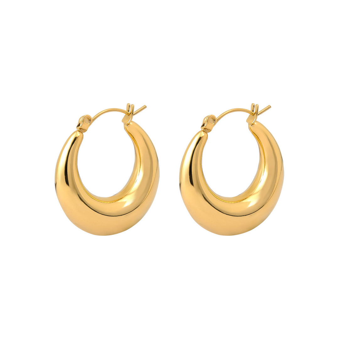 Essentials Bold Polished Hoops