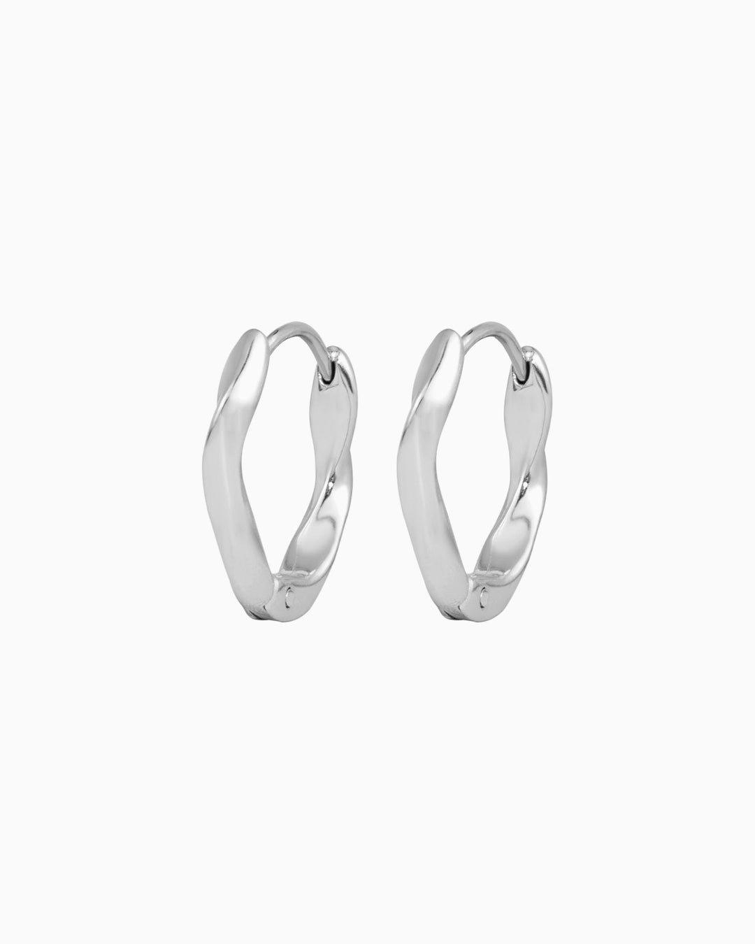 Muse Silver Twist Earrings