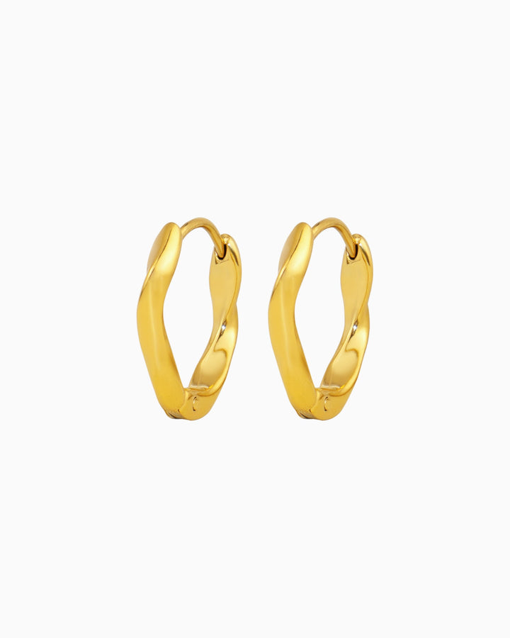 Muse Gold Twist Earrings