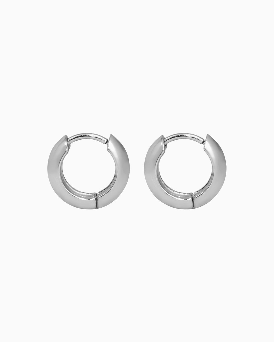 Essentials Silver Small Thick Huggies
