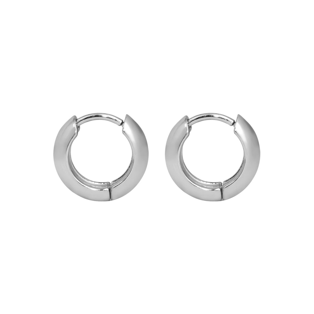 Essentials Silver Small Thick Huggies