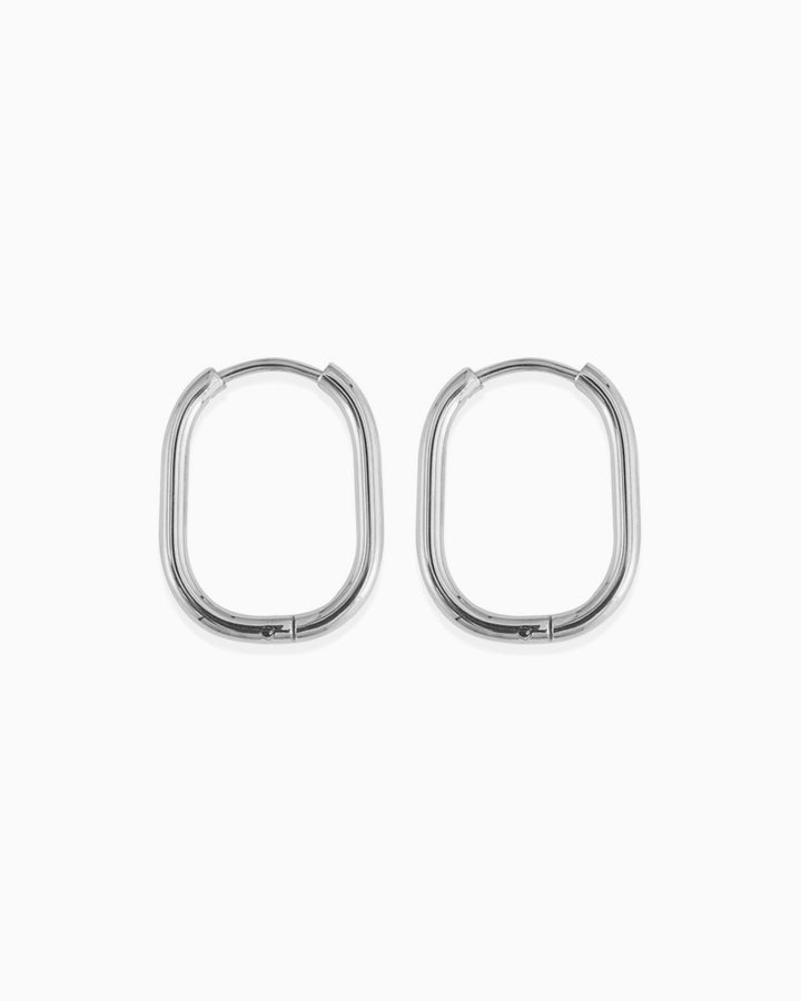 Essentials Silver Small Huggies