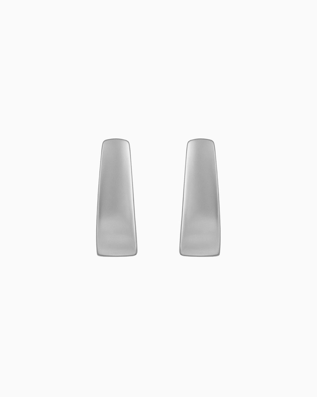 Essentials Silver Tapered Huggies