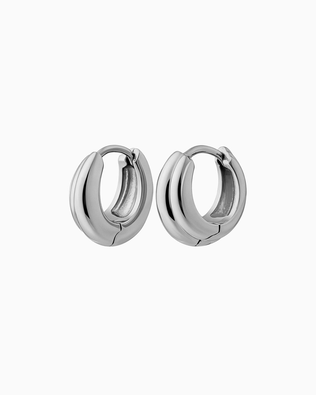Muse Silver Tiered Huggies