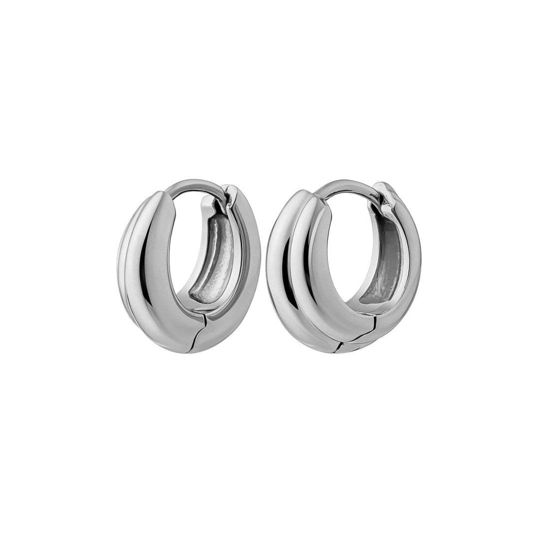 Muse Silver Tiered Huggies