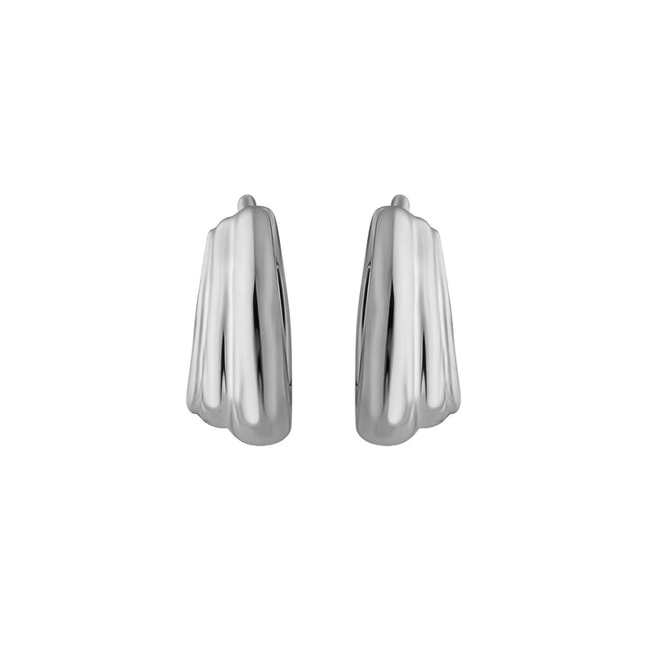 Muse Silver Tiered Huggies