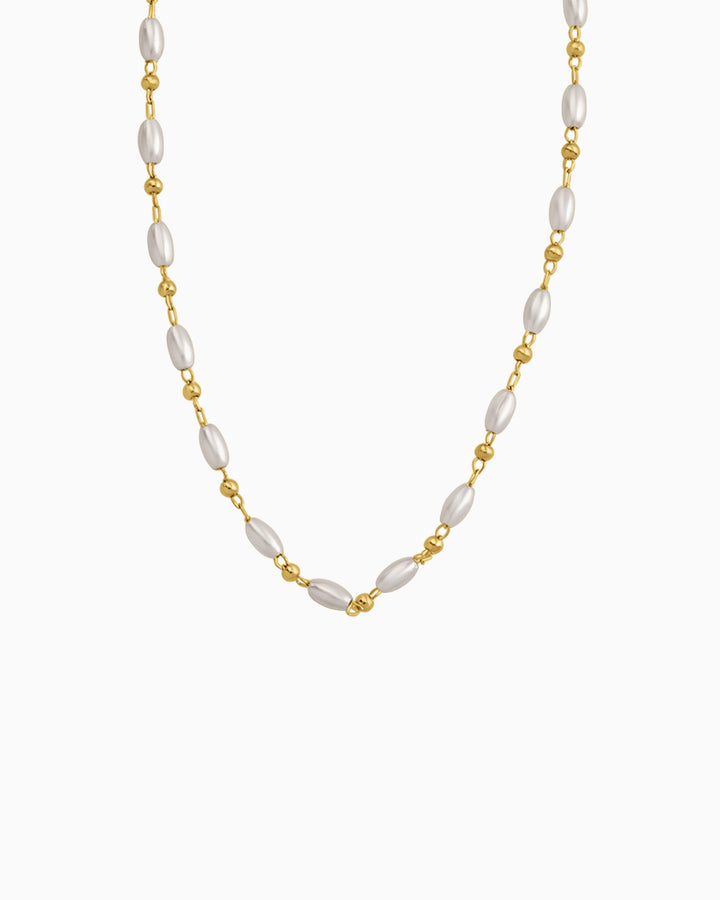 Opaline Pearl and Bead Necklace | Zoe Olivia Jewellery Australia