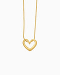 Essentials Minimalist Heart Necklace | Zoe Olivia Jewellery Australia