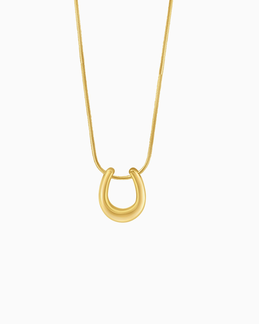 Essentials Classic Horse Shoe Necklace | Zoe Olivia Jewellery Australia