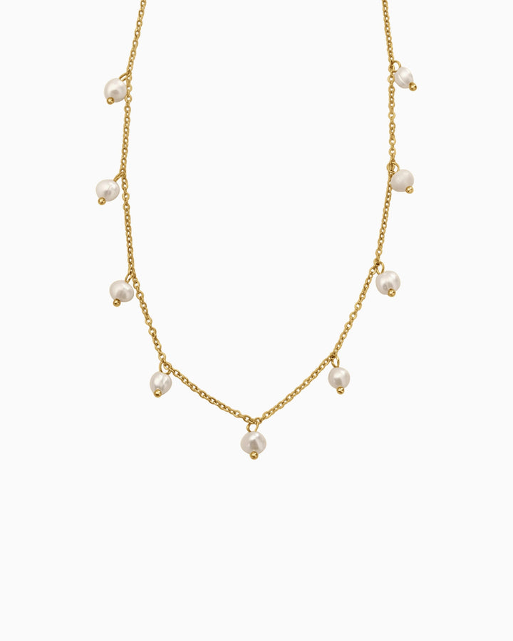 Essentials Timeless Intermittent Pearl Necklace | Zoe Olivia Jewellery Australia
