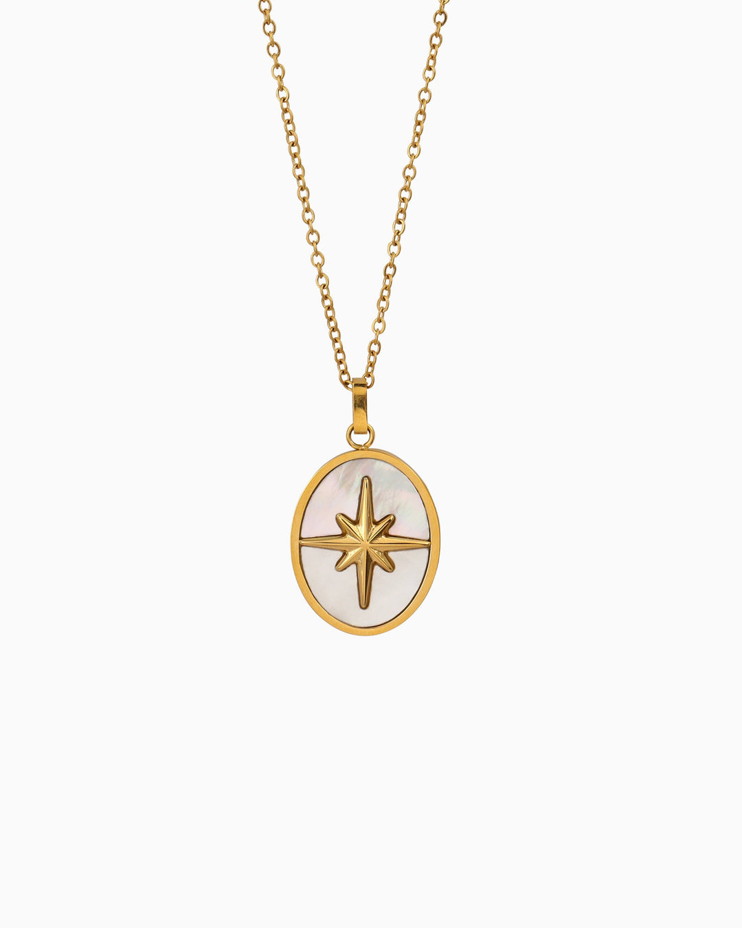 Stars Oval Shaped Star Necklace | Zoe Olivia Jewellery Australia