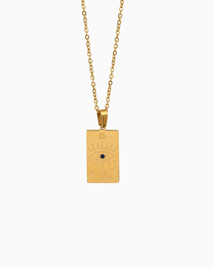 Stars Evil Eye Pendant Necklace | Zoe Olivia Jewellery Australia