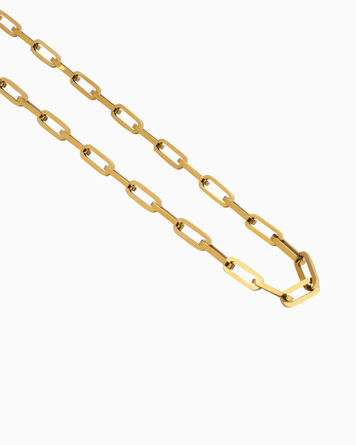 Essentials Rectangular Link Chain | Zoe Olivia Jewellery Australia