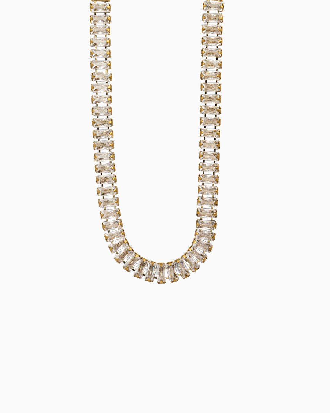 Aurora Classic Cubic Zirconia Slider Tennis Necklace | Zoe Olivia Jewellery Australia