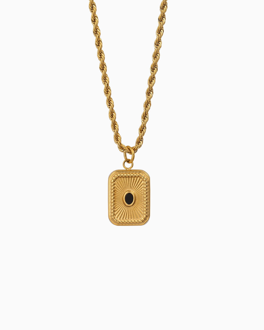 Aurora Rope Twist Pendant Necklace | Zoe Olivia Jewellery Australia