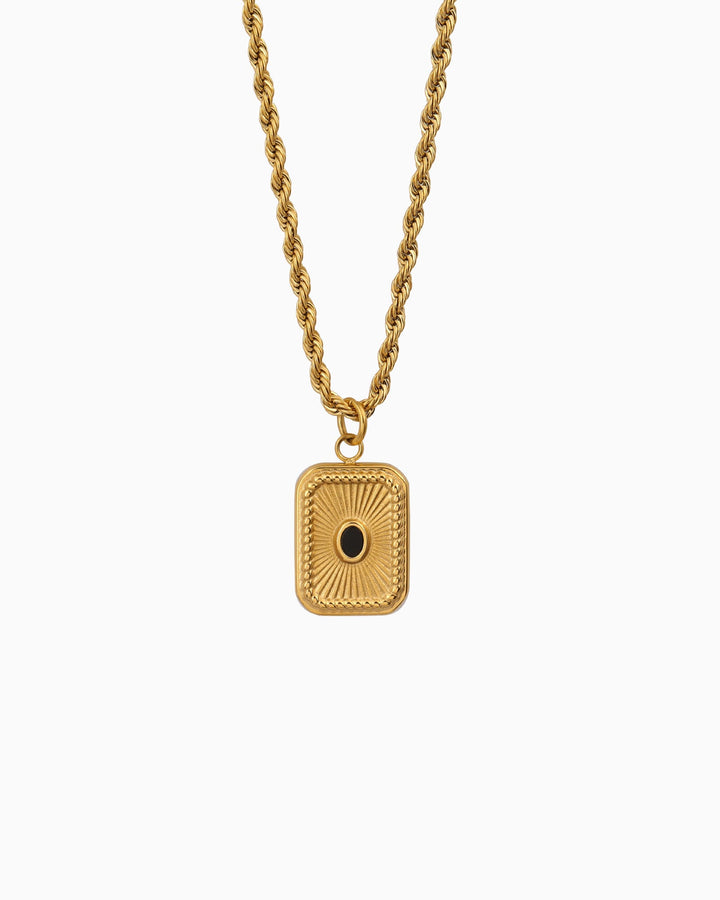 Aurora Rope Twist Pendant Necklace | Zoe Olivia Jewellery Australia