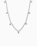 Essentials Elegant Scattered Sphere Necklace | Zoe Olivia Jewellery Australia