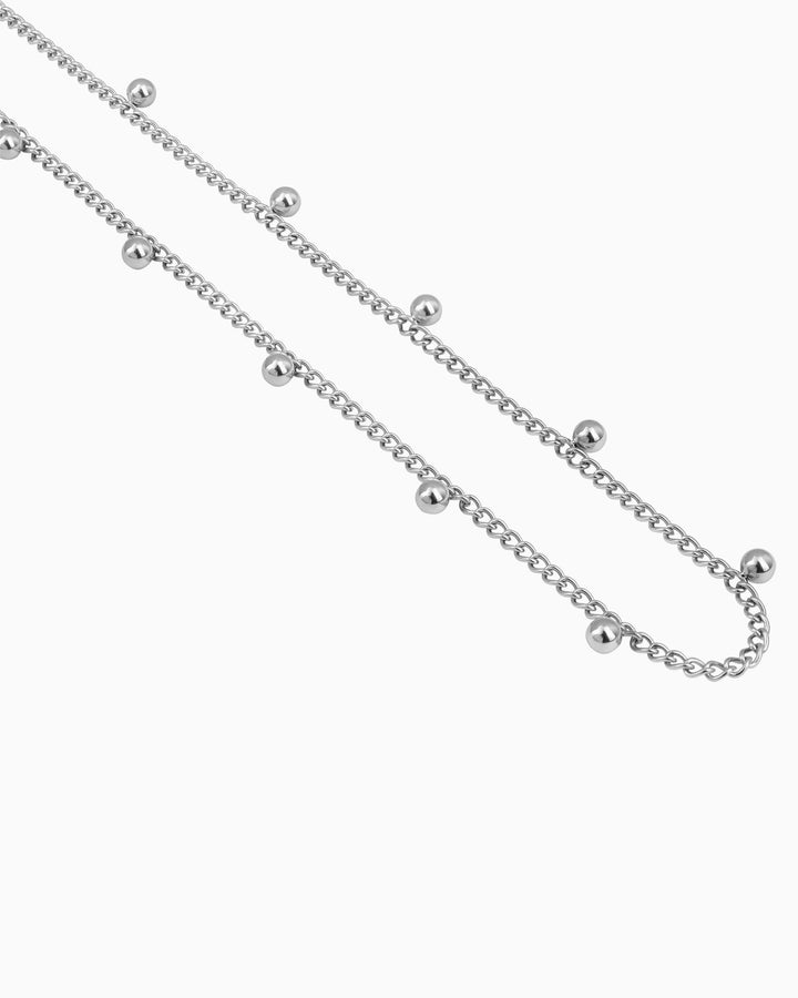 Essentials Elegant Scattered Sphere Necklace | Zoe Olivia Jewellery Australia