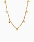 Essentials Elegant Scattered Sphere Necklace | Zoe Olivia Jewellery Australia