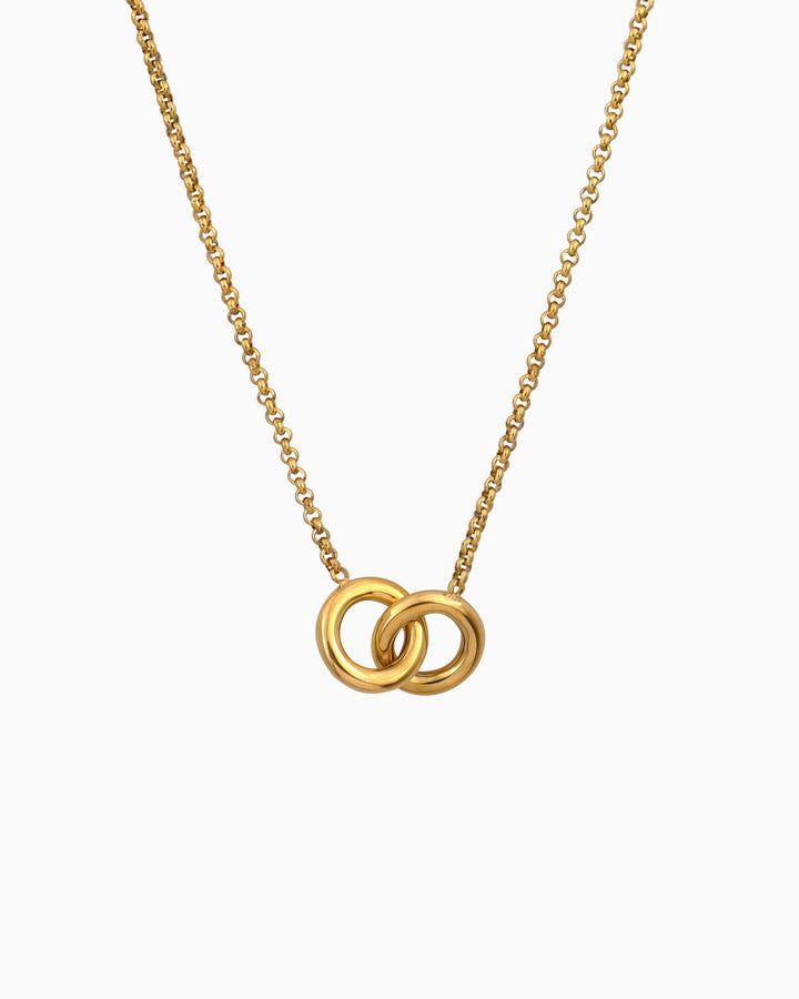 Essentials Interlocking Circles Necklace | Zoe Olivia Jewellery Australia