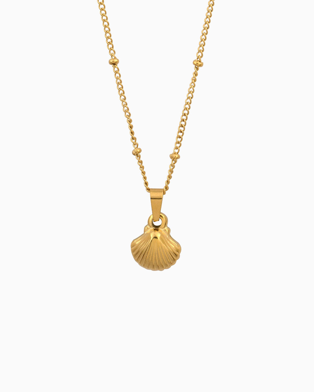 Drift Intermittent Bead and Shell Necklace | Zoe Olivia Jewellery Australia