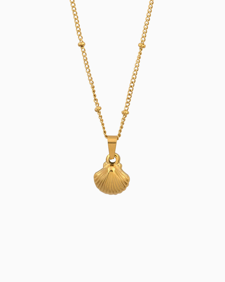 Drift Intermittent Bead and Shell Necklace | Zoe Olivia Jewellery Australia