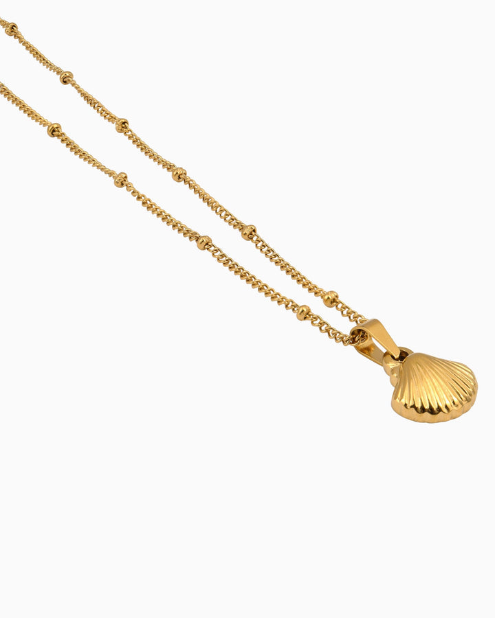 Drift Intermittent Bead and Shell Necklace | Zoe Olivia Jewellery Australia