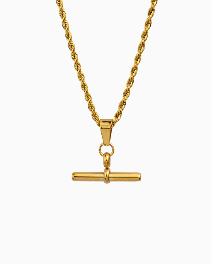 Drift Twisted Chain FOB Necklace | Zoe Olivia Jewellery Australia