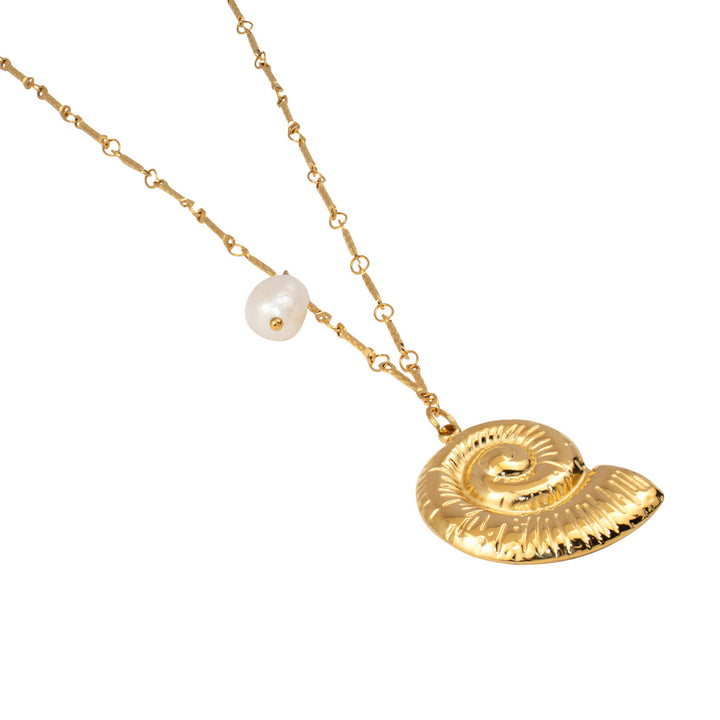Solara Freshwater Pearl and Shell Necklace
