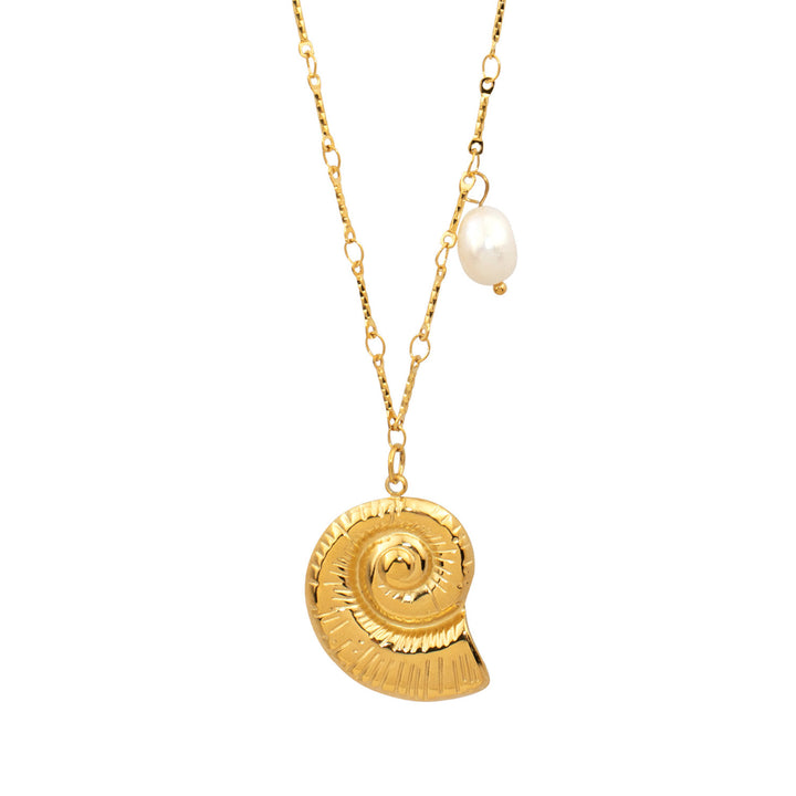 Solara Freshwater Pearl and Shell Necklace