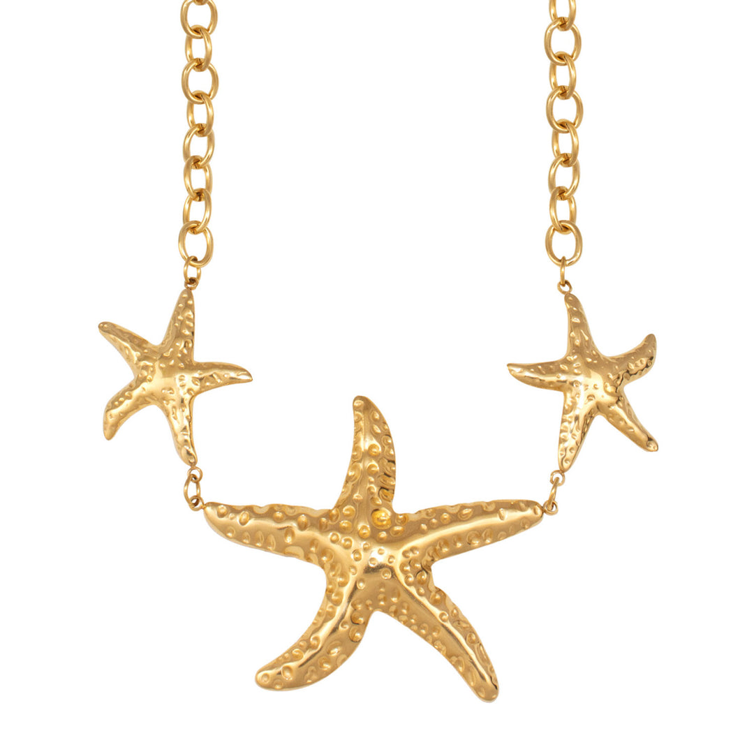 Solara Large Starfish Statement Necklace