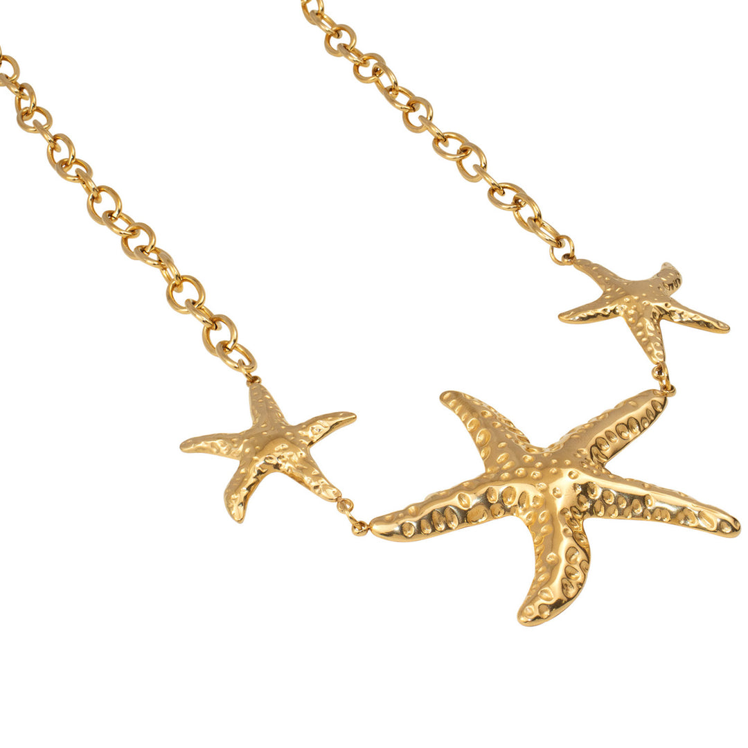 Solara Large Starfish Statement Necklace