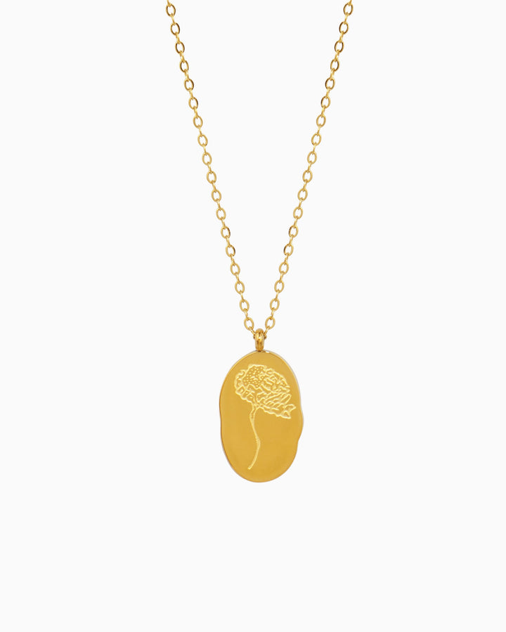 Bloom Waterproof Birth Flower Necklace