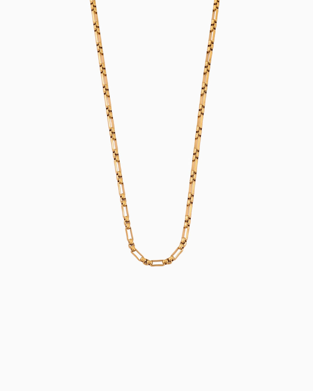 Muse Gold Mixed Link Necklace