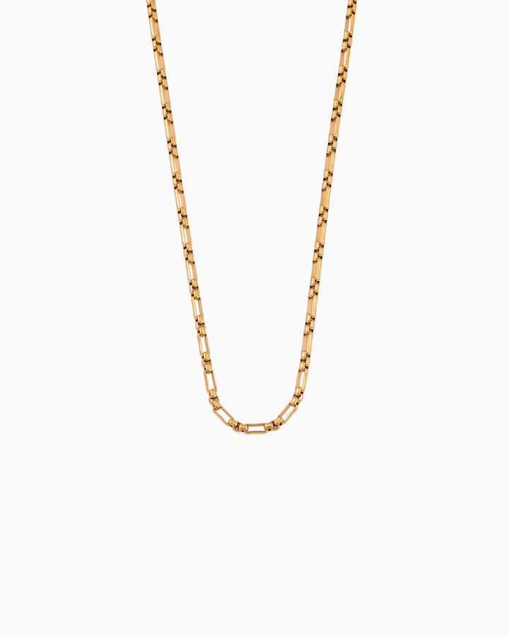 Muse Gold Mixed Link Necklace