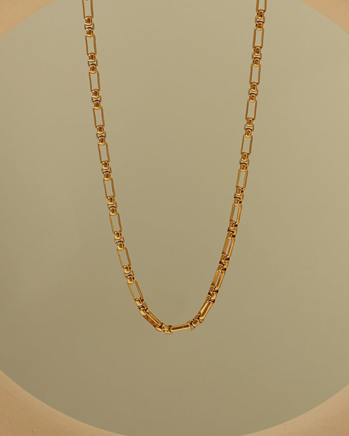 Muse Gold Mixed Link Necklace