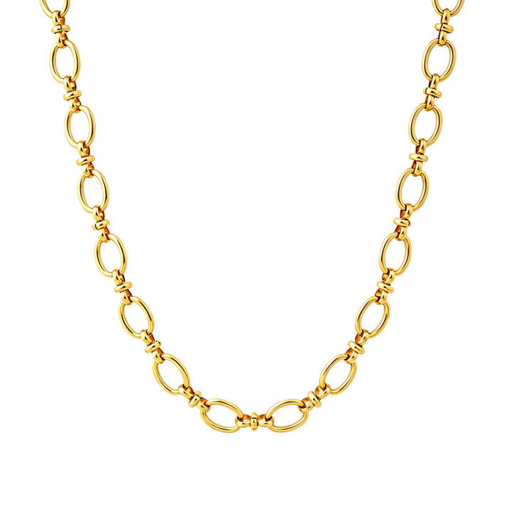 Muse Gold Large Intermittent Link Necklace