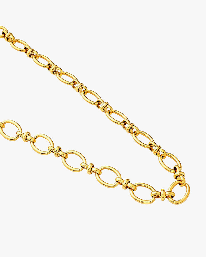 Muse Gold Large Intermittent Link Necklace