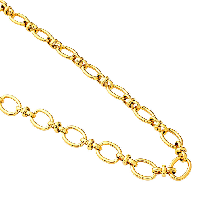 Muse Gold Large Intermittent Link Necklace
