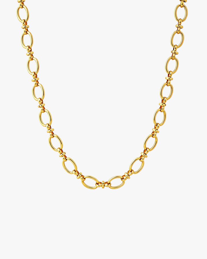 Muse Gold Large Intermittent Link Necklace