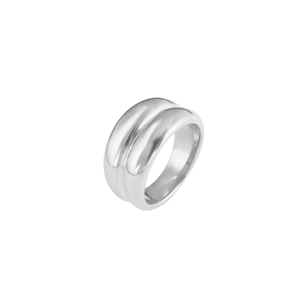 Muse Silver Double Dome Ring